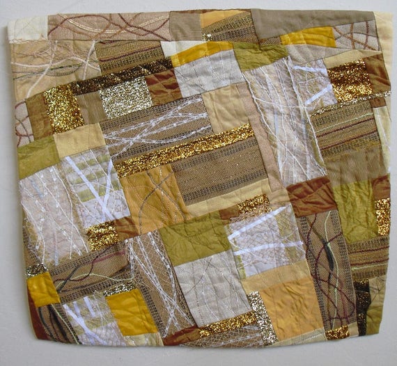 Fabric Art Wall Hanging Abstract Contemporary Art Fabric Etsy