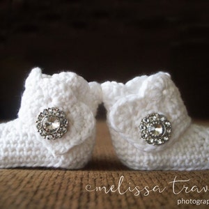 Baby Crochet Booties image 1