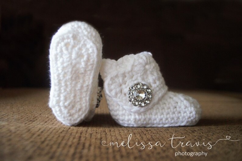 Baby Crochet Booties image 2