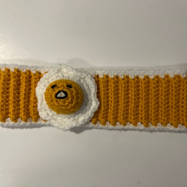 Gudetama Crochet Earwarmer Headband