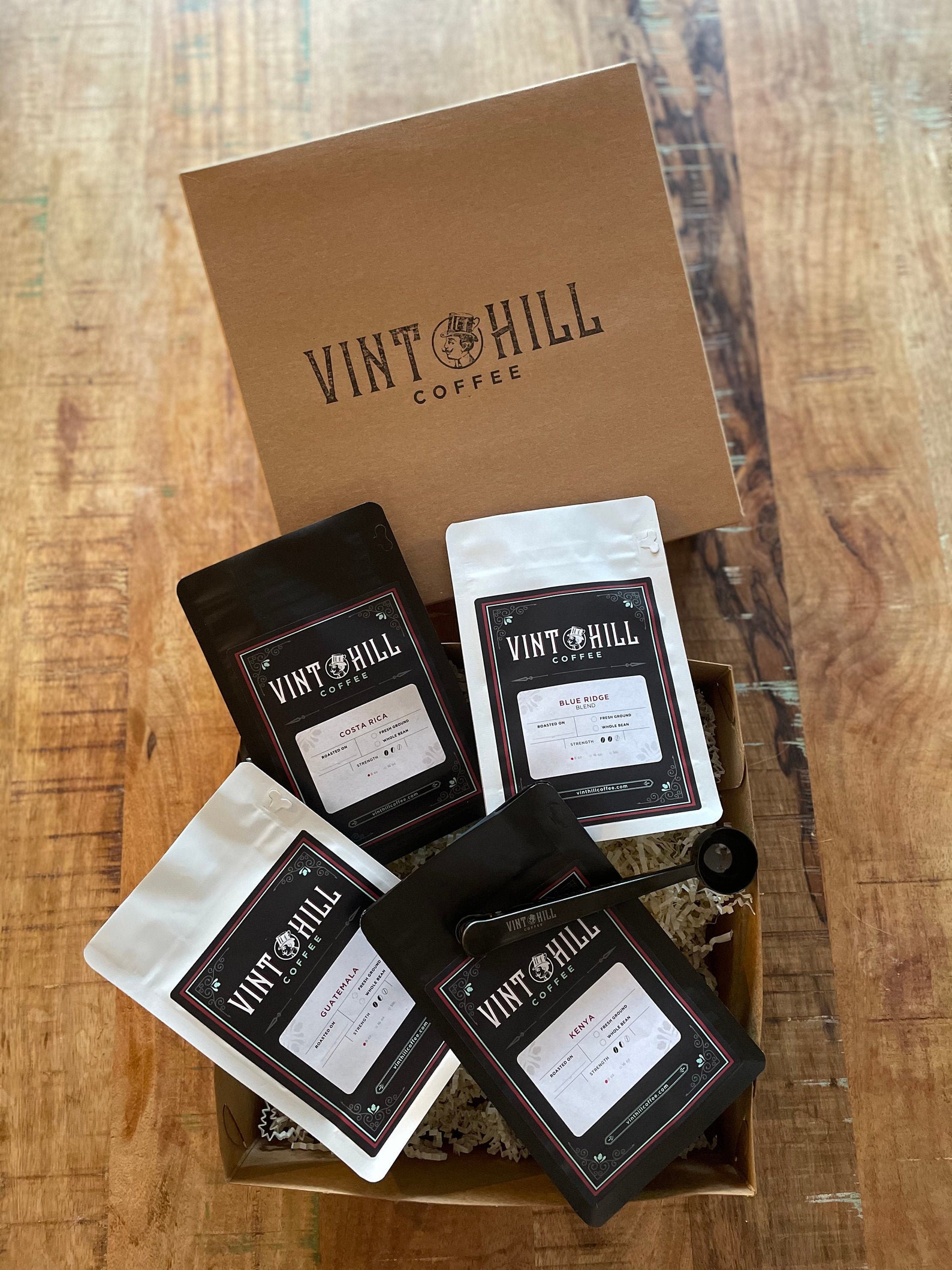 Freshly Roasted Coffee Sampler/Gift Box Four assorted 8oz. Etsy