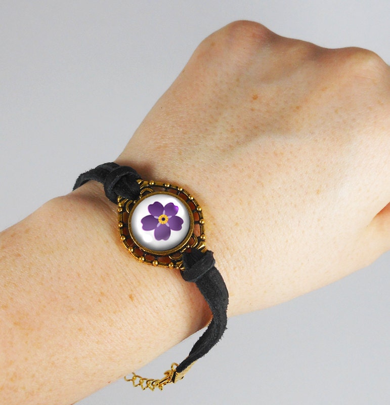 Armenian Genocide me not flower Armenian Bracelet Etsy