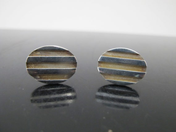 Buy TIFFANY Sterling Silver Oval ATLAS Groove Stripe Art Deco  