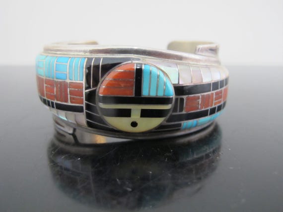 Important Vintage Native American Zuni Don Dewa Turquoise Sterling Silver Ring Old Important Vintage Native American Zuni Don Dewa Turquoise Sterling Silver Ring Old