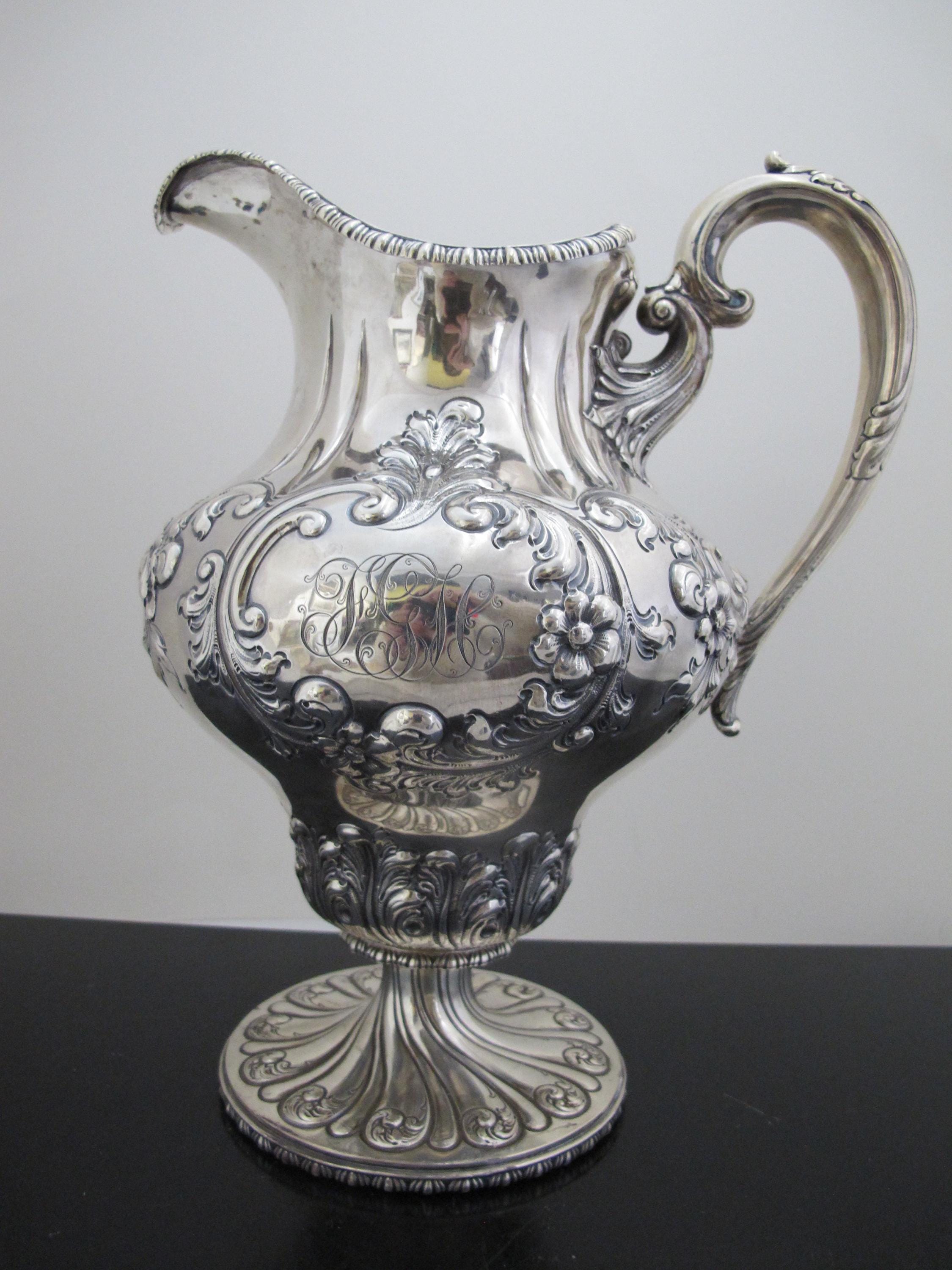 Theodore B STARR 1130 Sterling Silver LOUIS Xv Style Ornate Floral