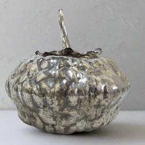 Giamaria BUCCELLATI Italian Sterling Silver Giant PUMPKIN Tureen Bowl with Lid