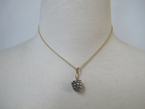 MICHAEL MICHAUD Sterling Silver & 14k BLACKBERRY P