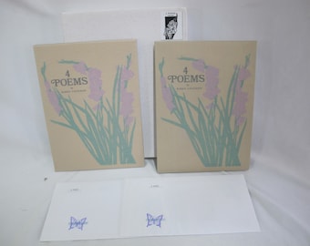 ONDERTEKENDE Kirby Congdon June Hildebrand Limited Edition geïllustreerde boxset 4 GEDICHTEN