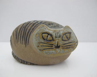 DAHL JENSEN Denmark Porcelain Roaring Hissing LYNX 1081 Cat