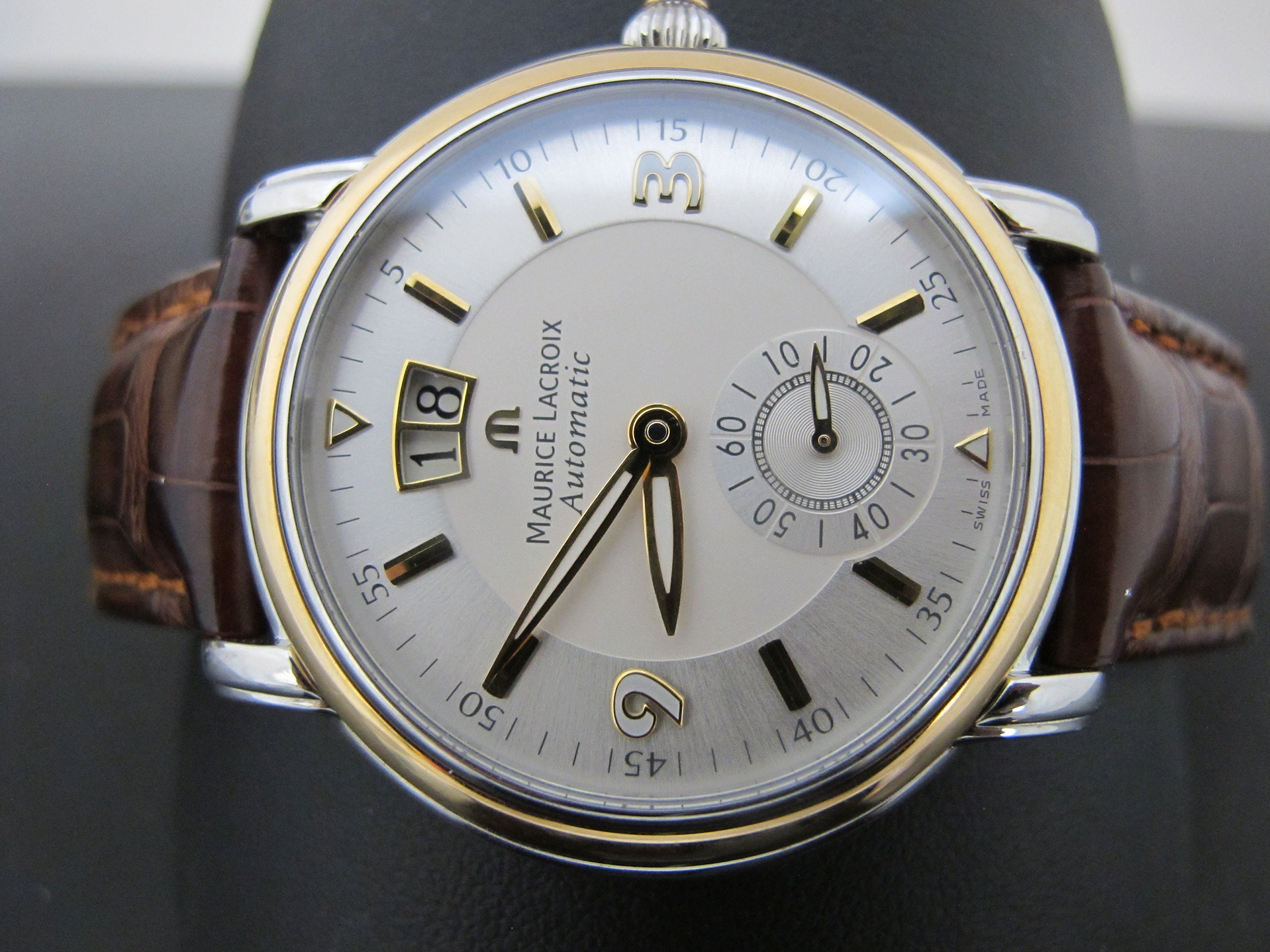 MAURICE LACROIX Masterpiece Grand Guichet Diamond Yellow Gold Steel Watch Maurice Lacroix Masterpiece | Yellow Gold Watch | Almaz  main image 2