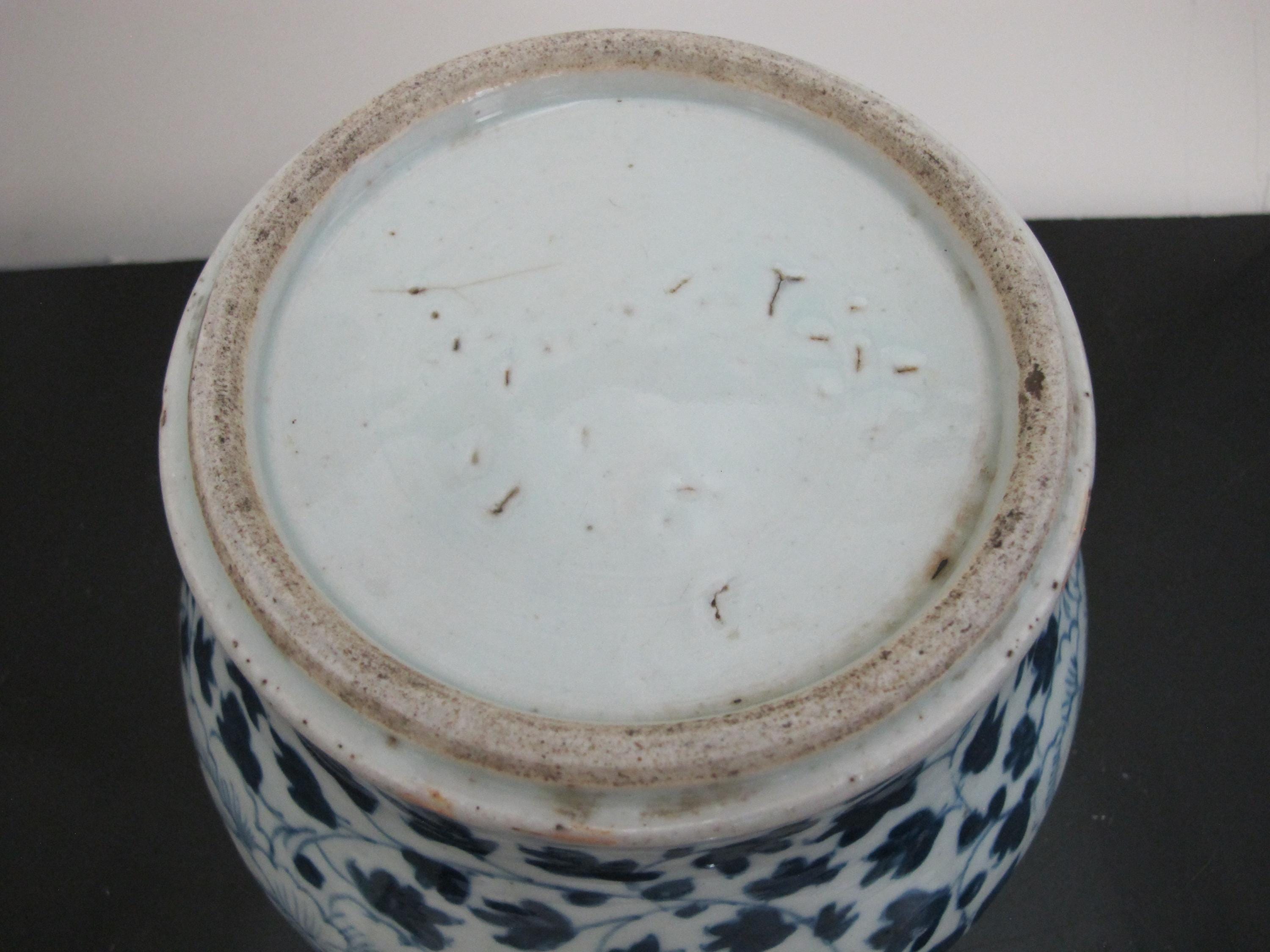 中国 清朝時代 青白磁 花蔓模様 壷 壺 - Etsy 日本