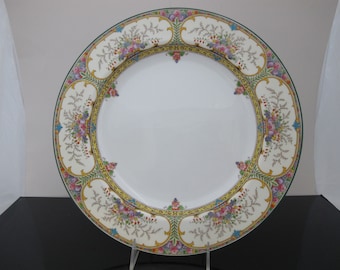 Wedgwood China Bright Colorful Floral ST AUSTELL 13" Round Chop SERVING Dish