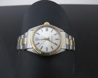 ROLEX Steel & 18k Yellow Gold 36mm OYSTER Perpetual Datejust Chronometer Watch