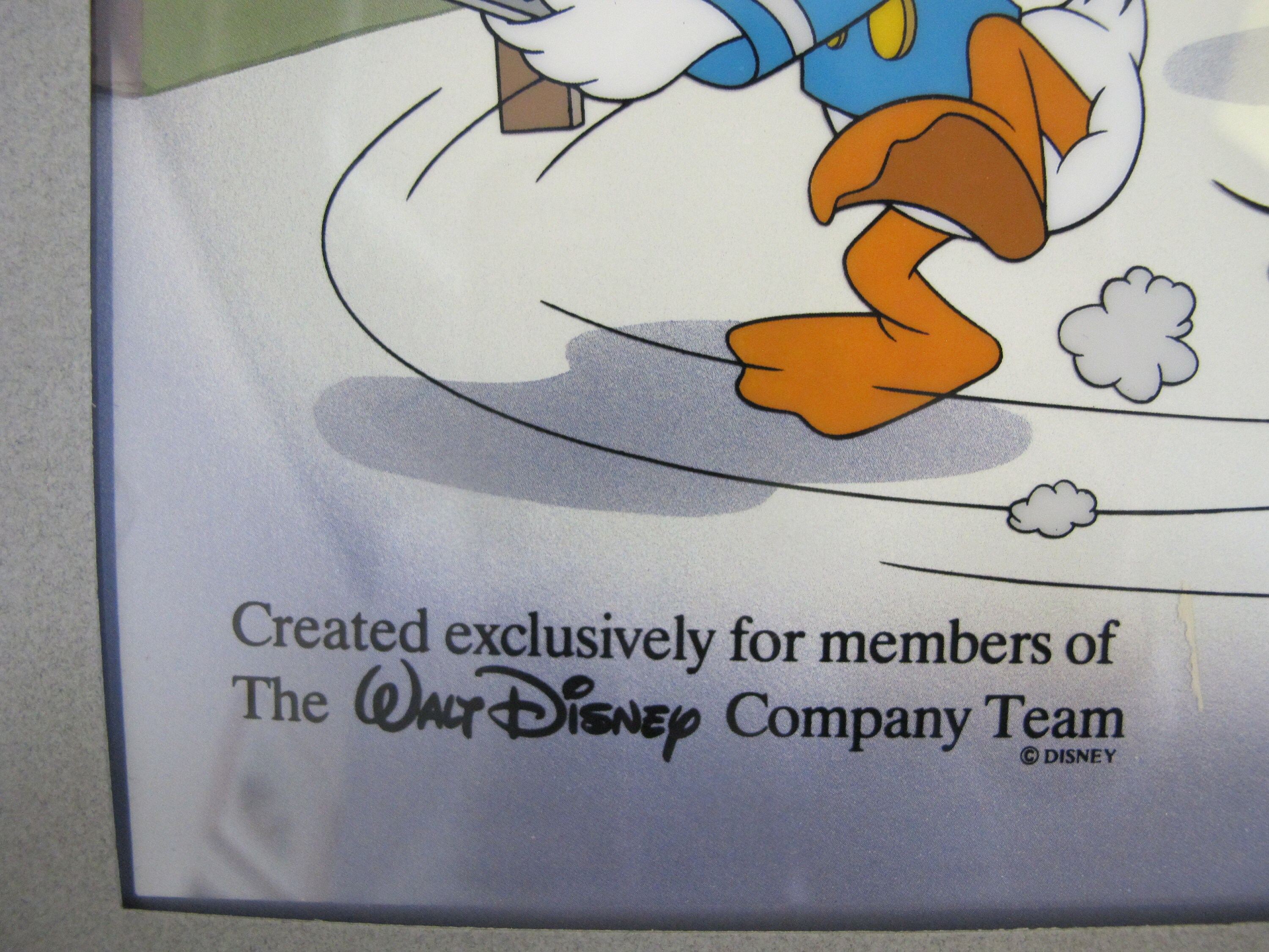 Walt DISNEY Team Exclusive Goofy MICKEY & FRIENDS Cal Arts Studio ...
