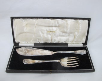 英国アンティーク サービングナイフ サービングフォーク シルバープレート 英国アンティーク サービングナイフ サービングフォーク シルバープレート