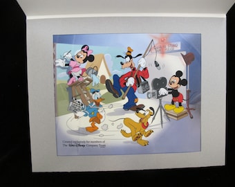 Walt DISNEY Team Exclusive Goofy MICKEY & FRIENDS Cal Arts Studio Animation Cel