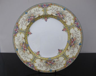 WEDGWOOD England Fine China Colorful Floral ST AUSTELL 10.5&quot; Dinner Plate W1989