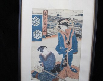 斎藤清 サイン入り 額入り 会津木版画「冬の橋」 - Etsy 日本