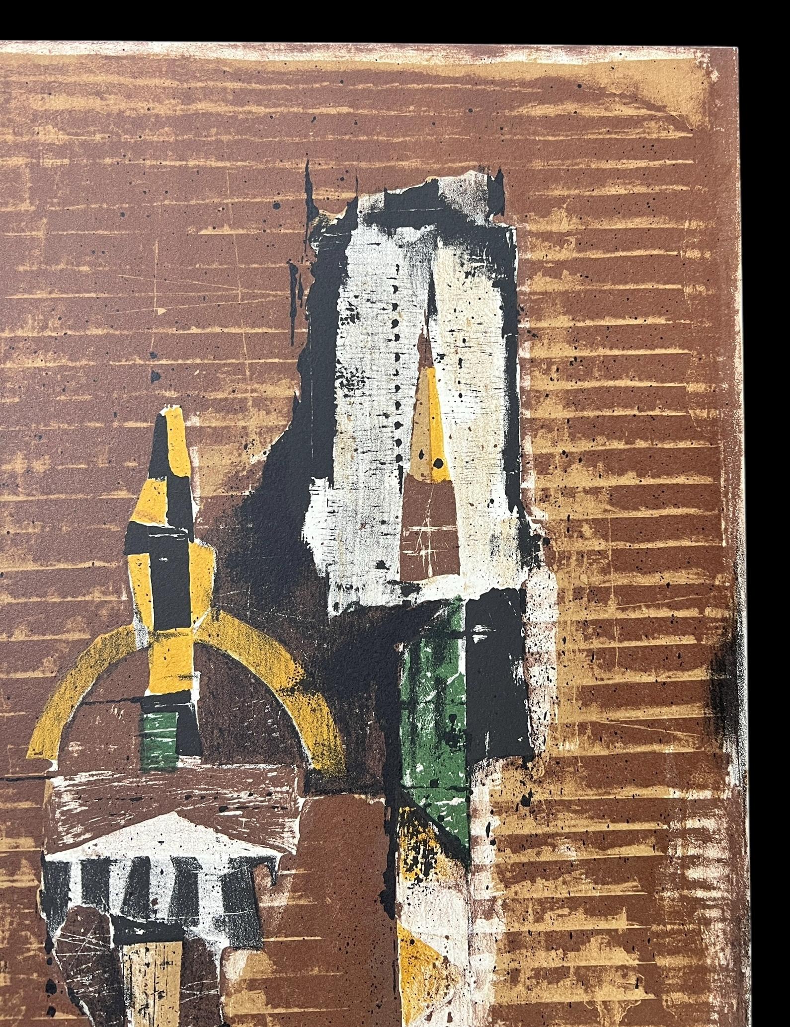 ジョニー・フリードレンダー「抽象的な形III」大型版画 20世紀