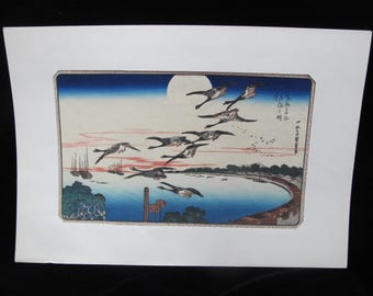 斎藤清 サイン入り 額入り 会津木版画「冬の橋」 - Etsy 日本