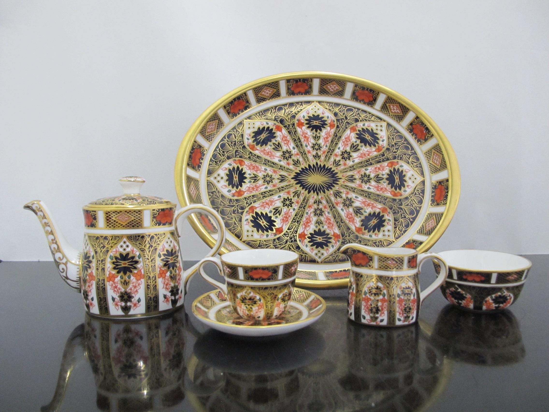 CROWN DERBY 1128 箱付き Royal Crown Derby Imari 1128 - Etsy