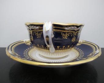 SPODE ランカスター コバルトブルー R8950 ゴールドギルト ファイン