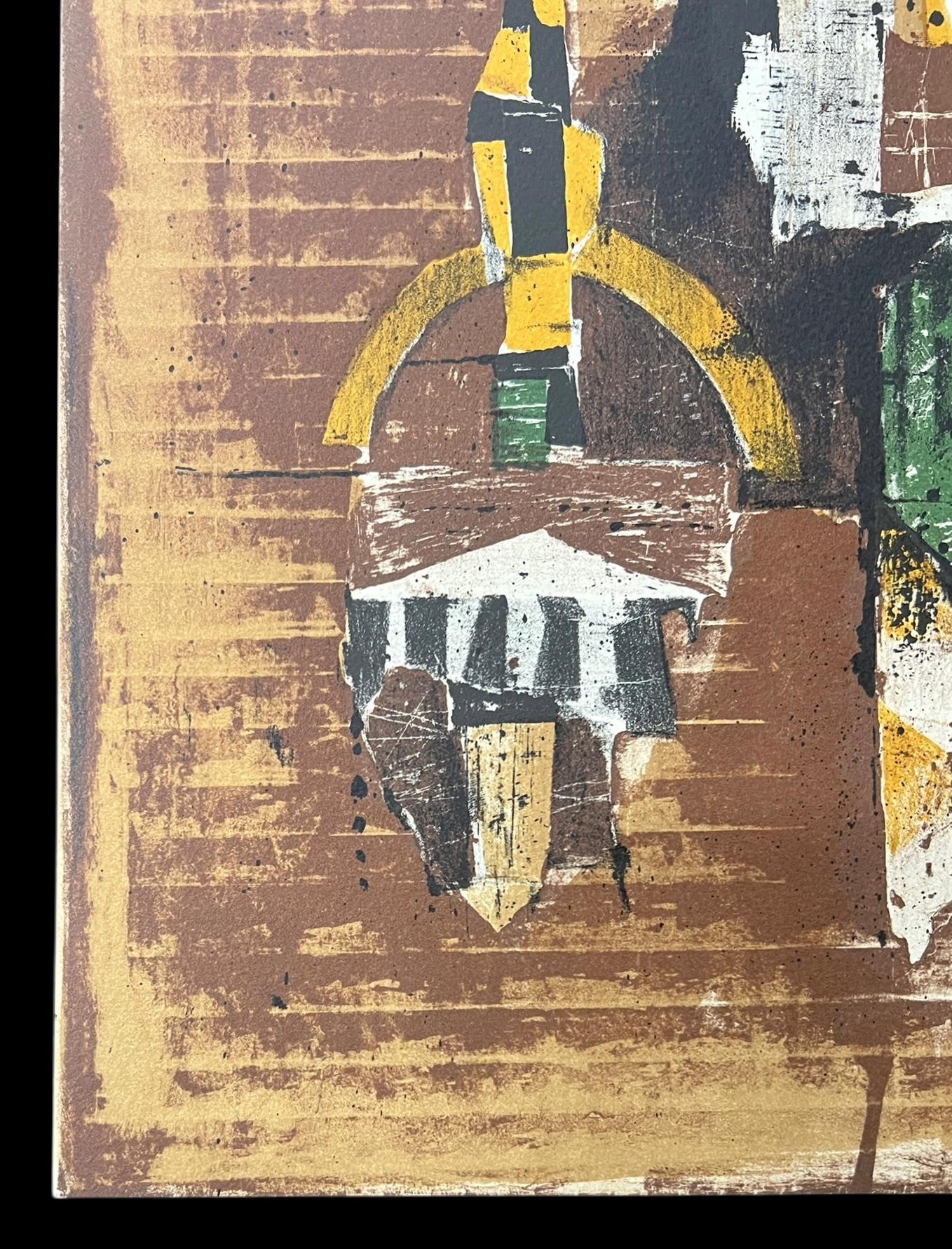 ジョニー・フリードレンダー「抽象的な形III」大型版画 20世紀