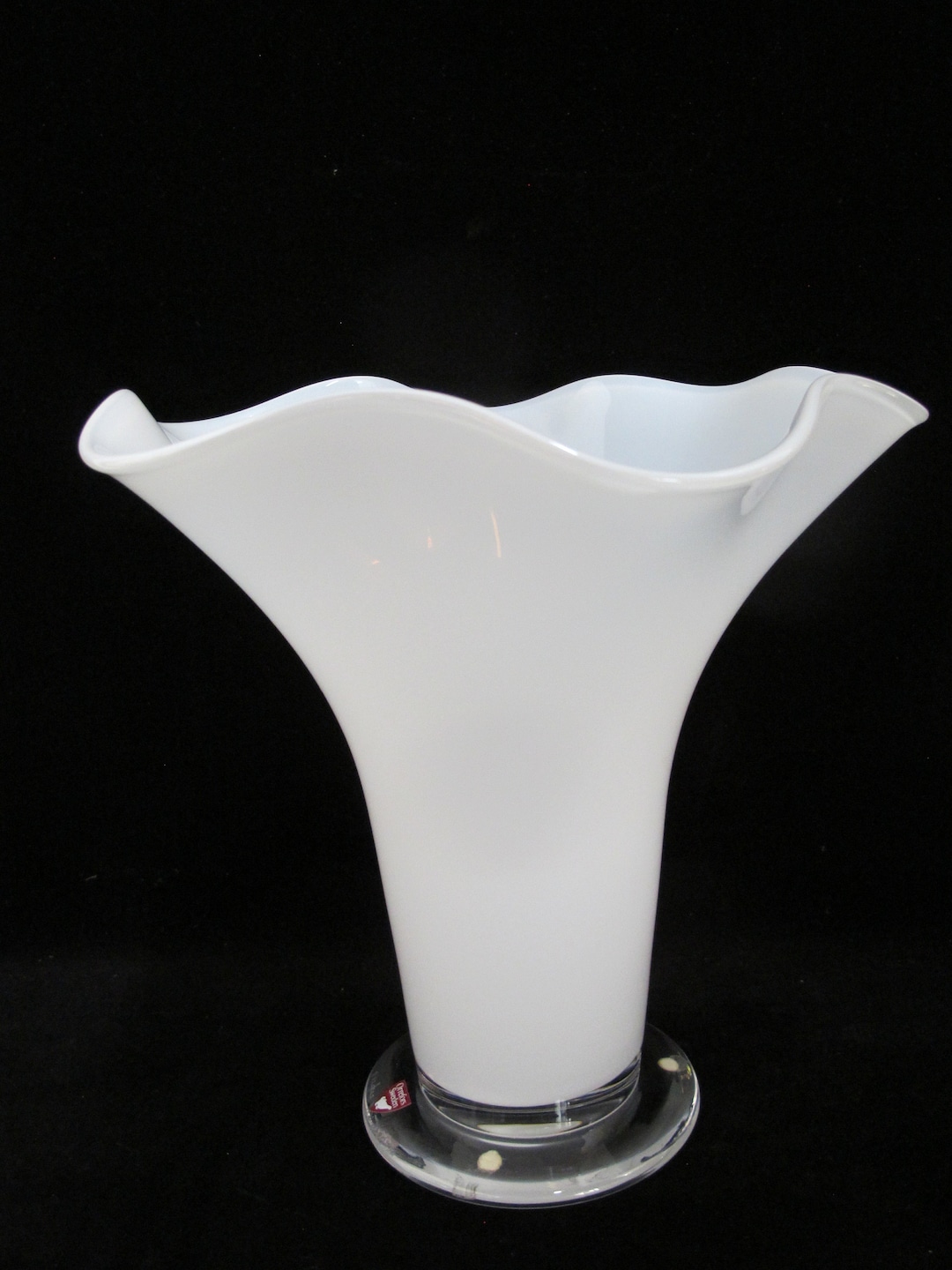 Anne Nilsson【Orrefors gallery】ガラス 花瓶　北欧 Orrefors Raspberry Vase Flower Arrangement Decor Crystal