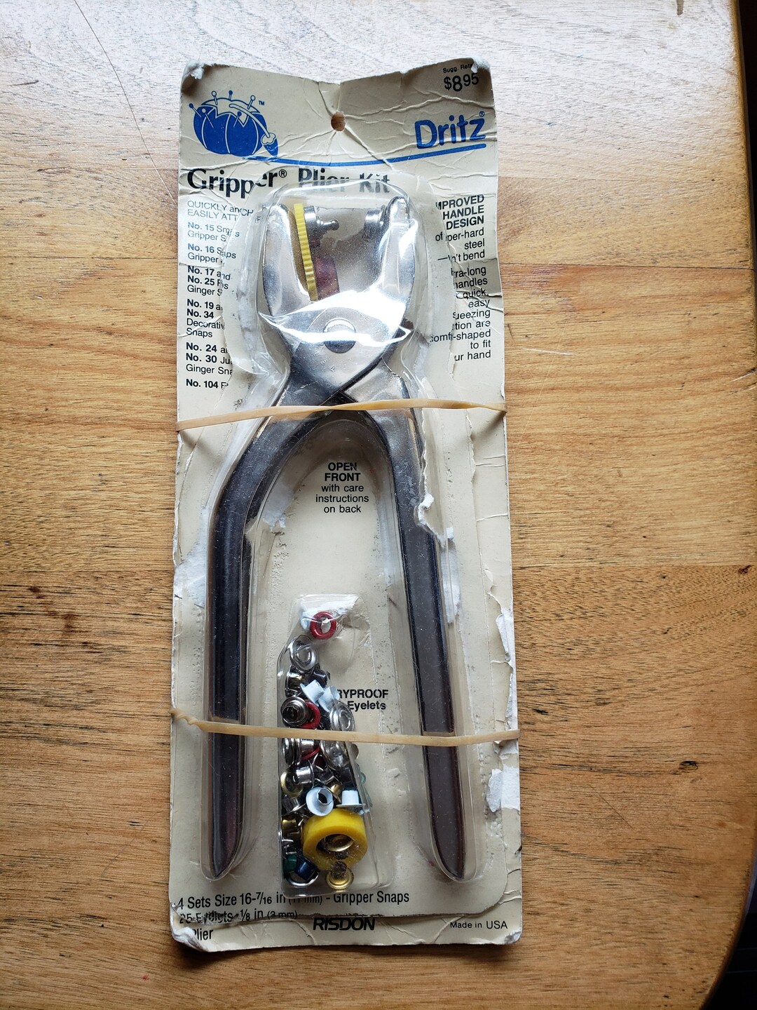 Vintage Dritz Gripper Plier Kit Etsy