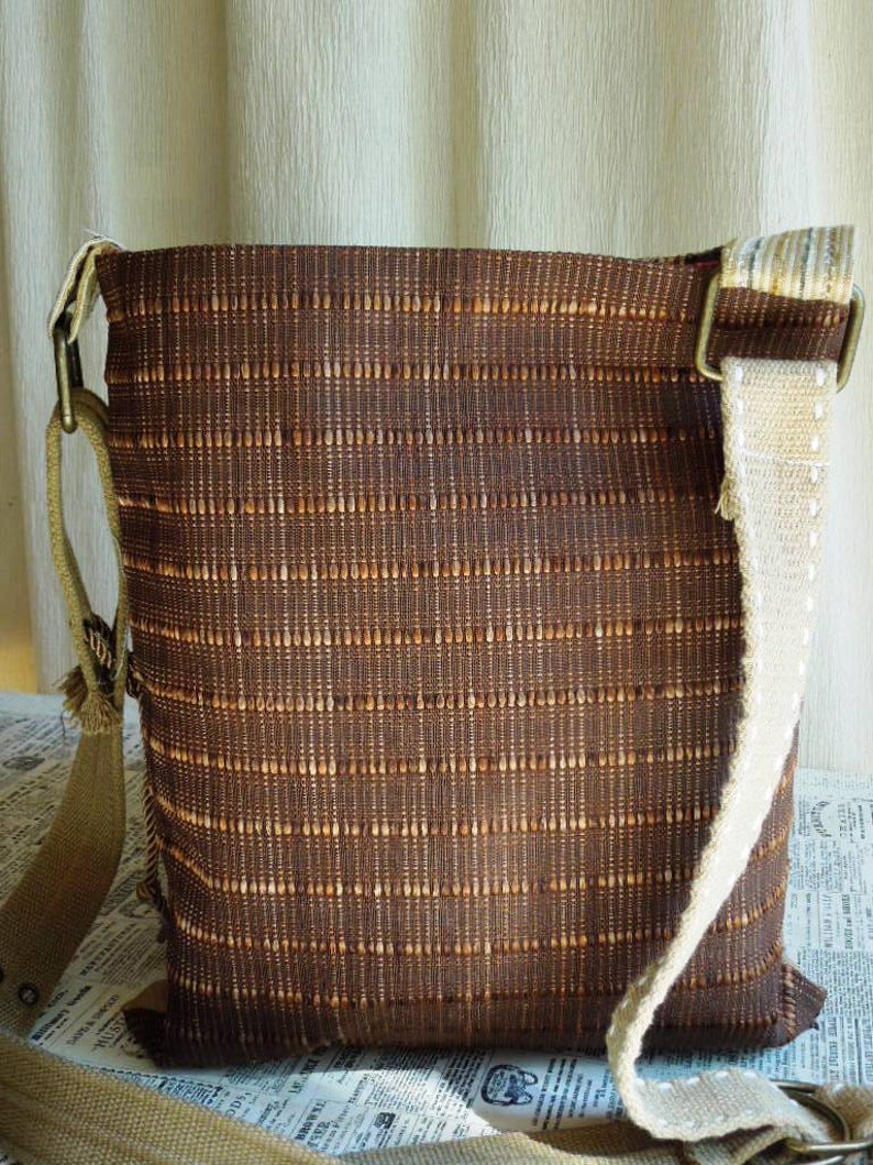 CROSSBODY HOBO BAG Recycled Upholstery Fabric Bohemian Etsy