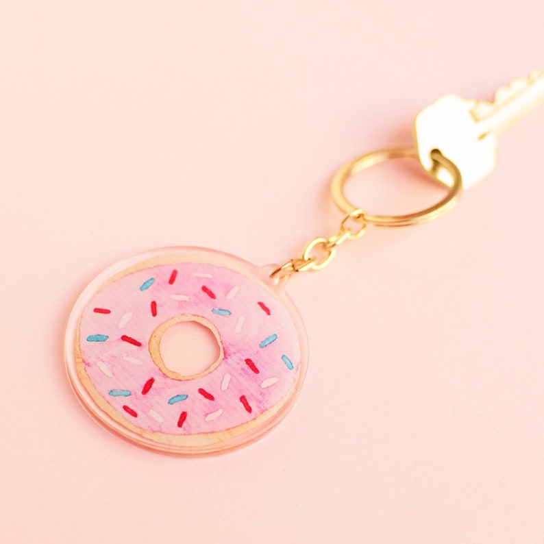 Acrylic Keychain Clear Acrylic Keychain Beautiful Keychain Etsy