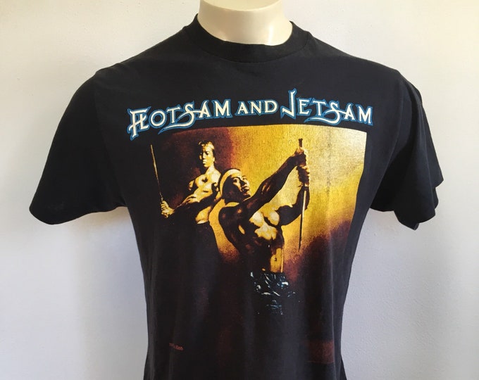FLOTSAM and JETSAM Vintage Shirt 1988 Original Rare No Place for