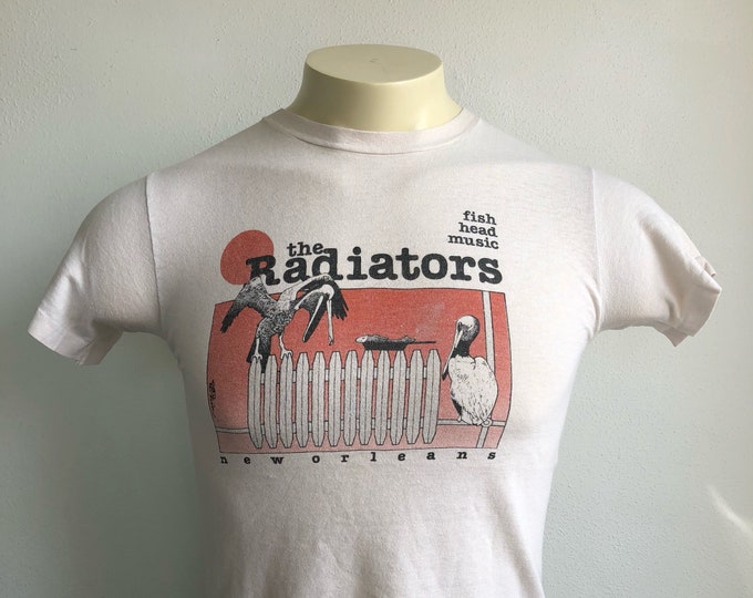 The Radiators Shirt 70s Vintage New Orleans Fish Head Music Tshirt