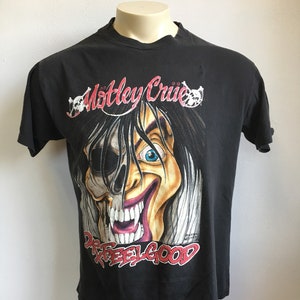 Motley crue vintage shirt on sale