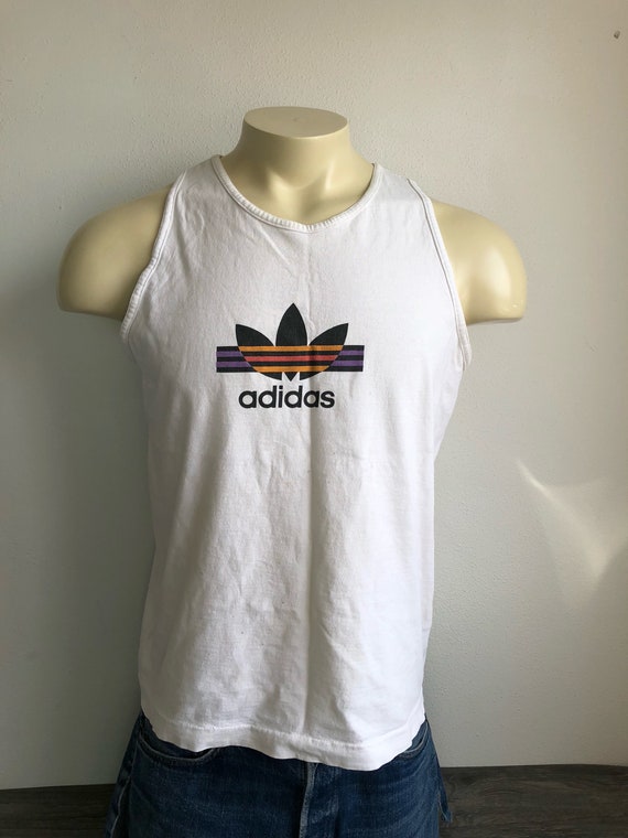 ADIDAS 1994 Shirt Vintage 90s TREFOIL 3 Stripes Backwards ADIDAS 1994 Shirt Vintage 90s TREFOIL 3 Stripes Backwards