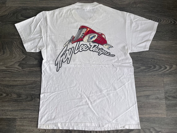 Troy Lee Designs Shirt 90s Vtg Motocross Auto Bike Car Motorcycle