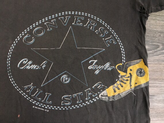 Converse Shirt 1994 Vintage RARE! All Star Chuck … - image 3