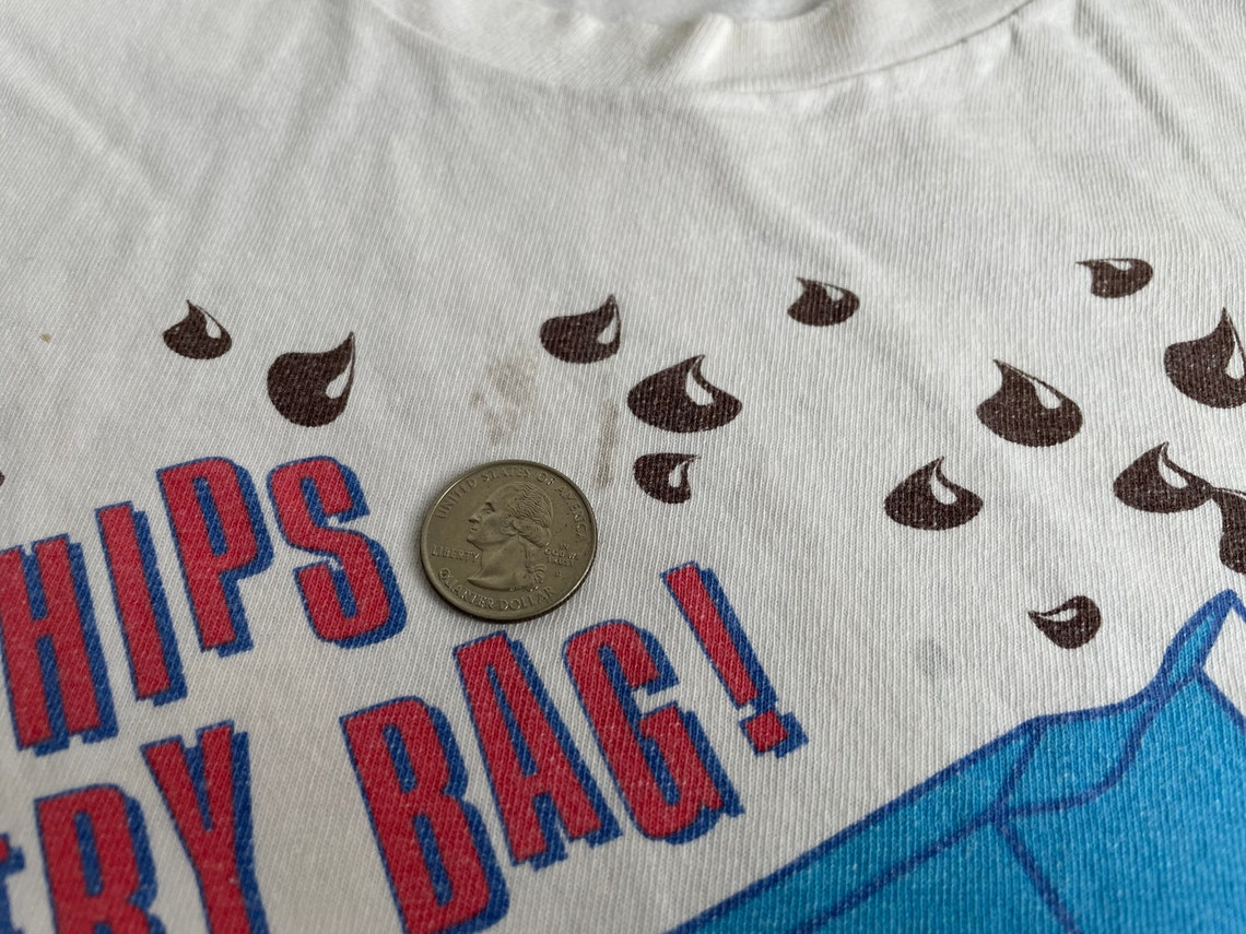 Chips Ahoy Shirt 90s Vintage Chocolate Chip Cookies Ad Promo Etsy