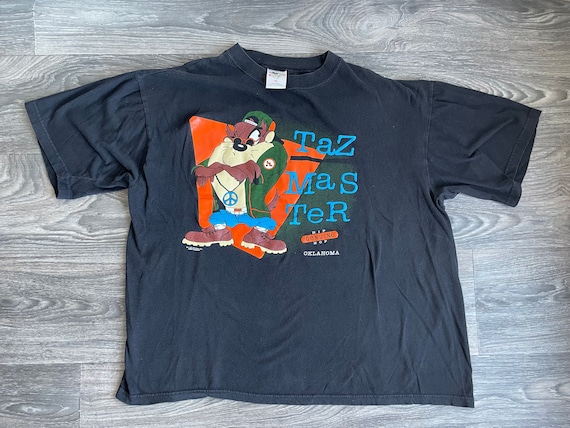 Taz Shirt Vintage 90s Master Hip Hop Warner Bros Cartoon Tee