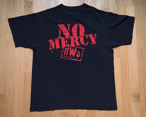 NWO New World Order Shirt 1998 Vtg No Mercy WWF Wrestling Tshirt 2
