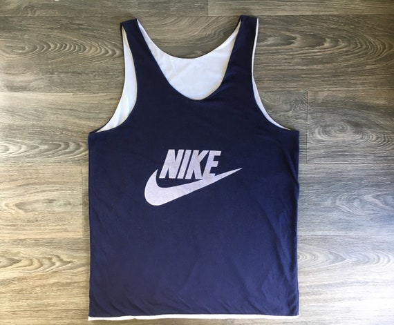Nike Jersey Vintage 80s Reversible Basketball Shi… - image 6