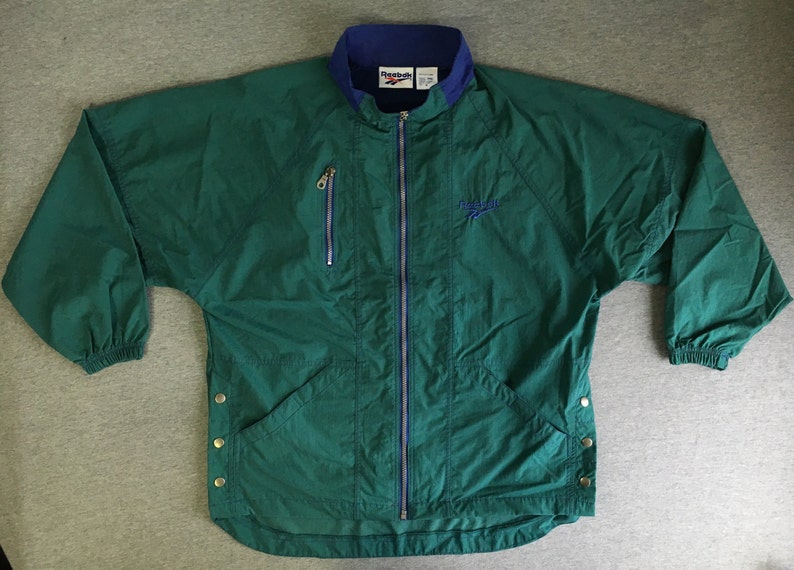 veste reebok vintage homme noir