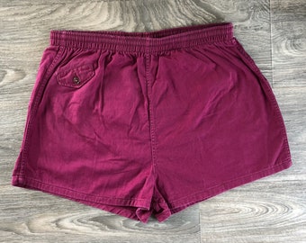 Penney's Swim Shorts Vintage 50s 60s High Waisted Drawstring Cat Eye Button Mesh Lined Board Cotton Pocket Rare Style Fashion