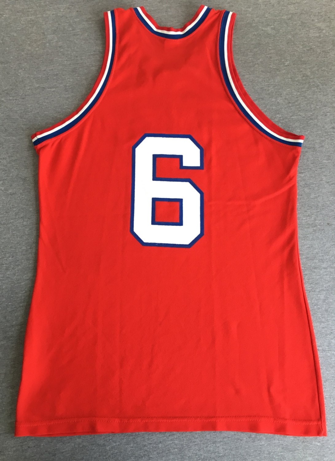 JULIUS DR. J ERVING PHILADELPHIA SIXERS VINTAGE 1980'S AUTHENTIC