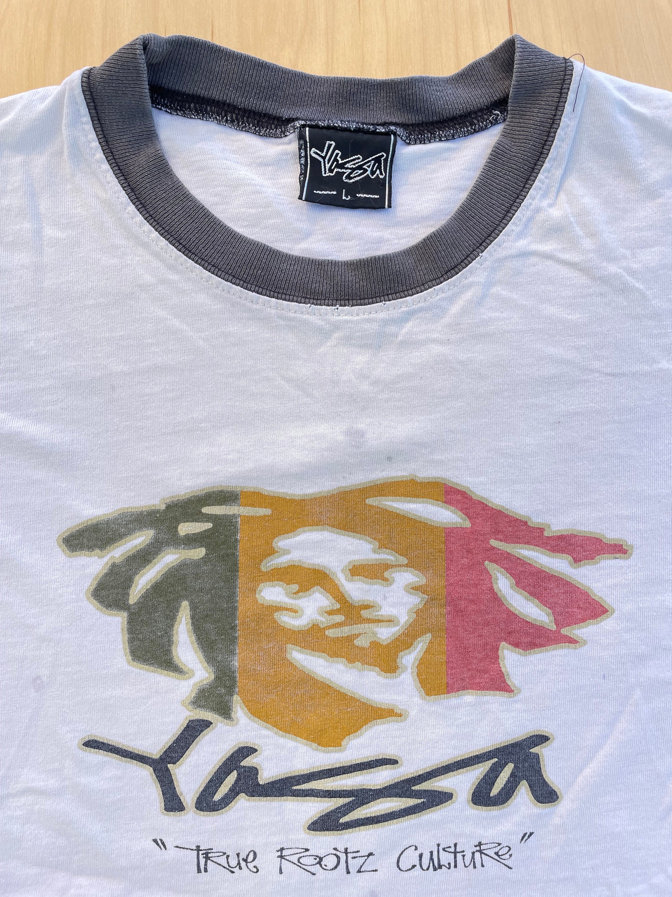Yaga シャツ ヴィンテージ 90年代 True Rootz Culture USA製 スケート 