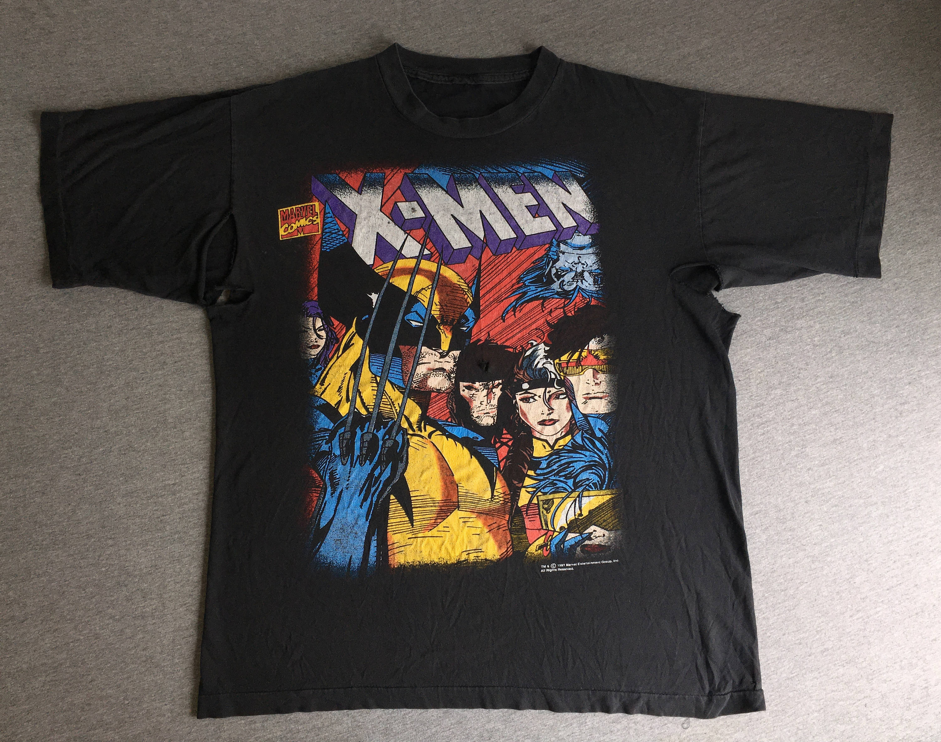 XMEN Shirt 1993 Vintage/ Original 90's MARVEL Comics
