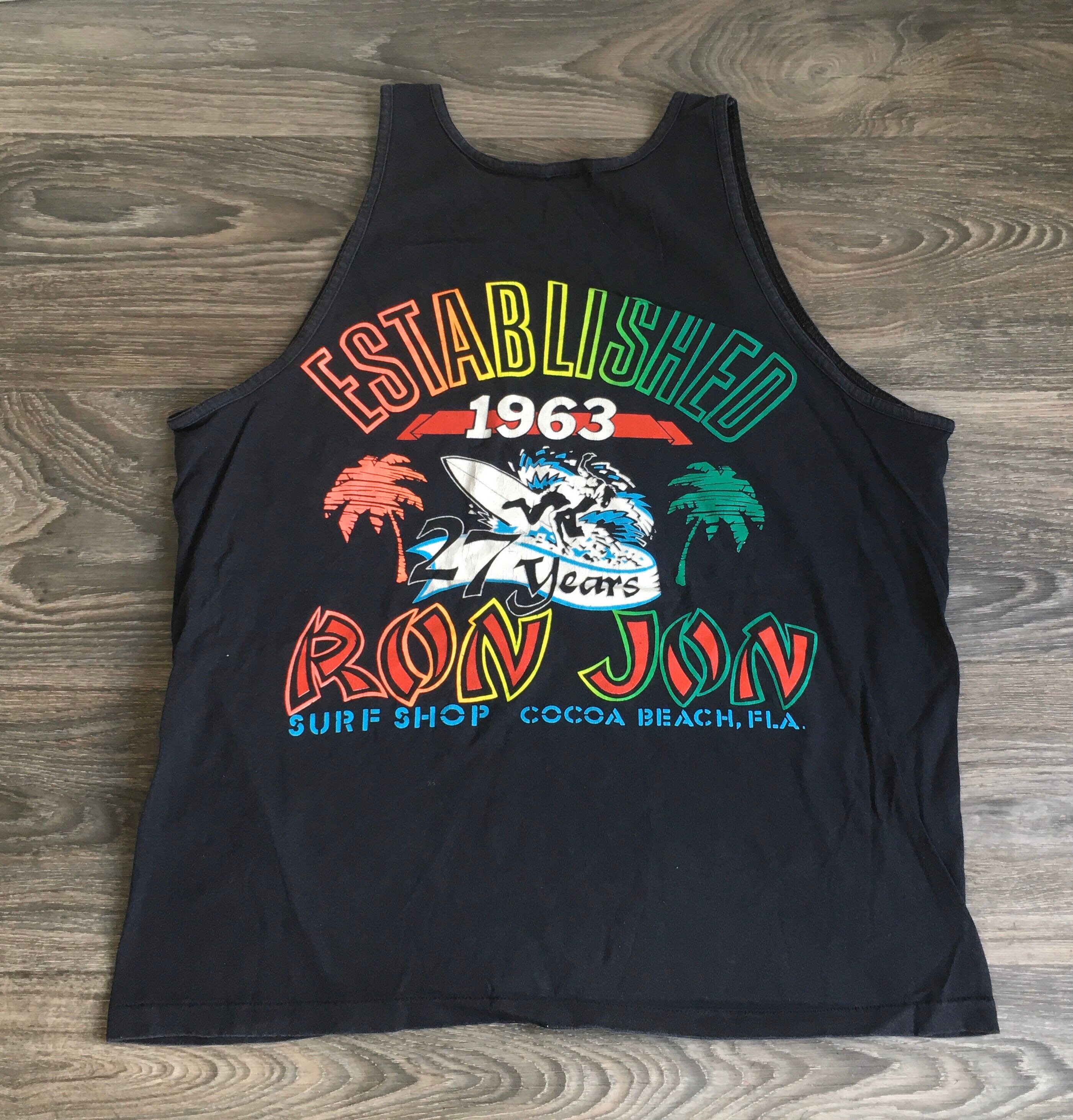 Ron Jon Tank Top 1990 Vintage Shirt 