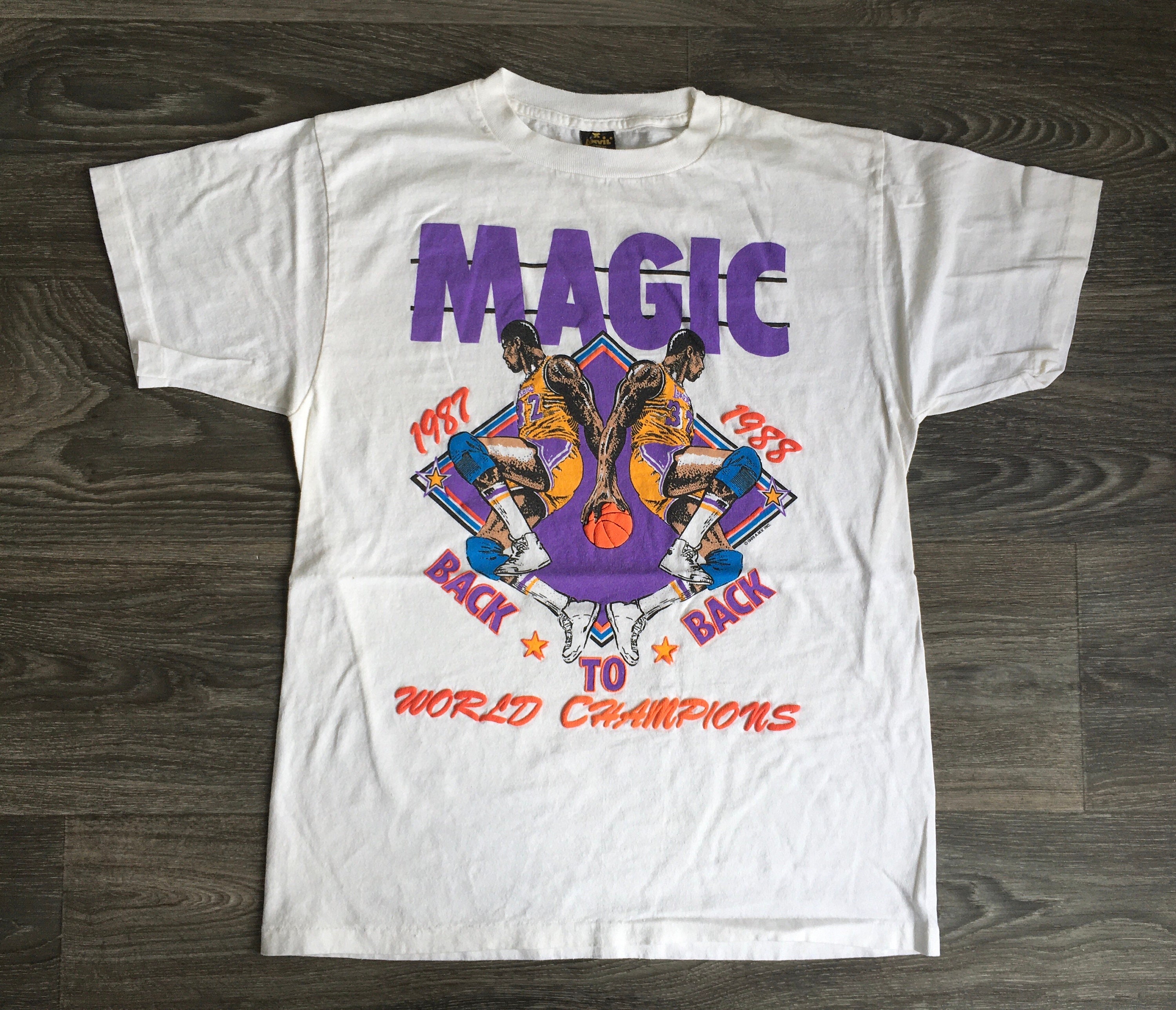 Vintage We Believe In Magic T shirt Magic Johnson single stitch Basketball  XL