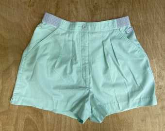 Nike Tennis Shorts Challenge Court 80s Vintage Andre Agassi Grey Tag high waist short shorts size 10 XXS