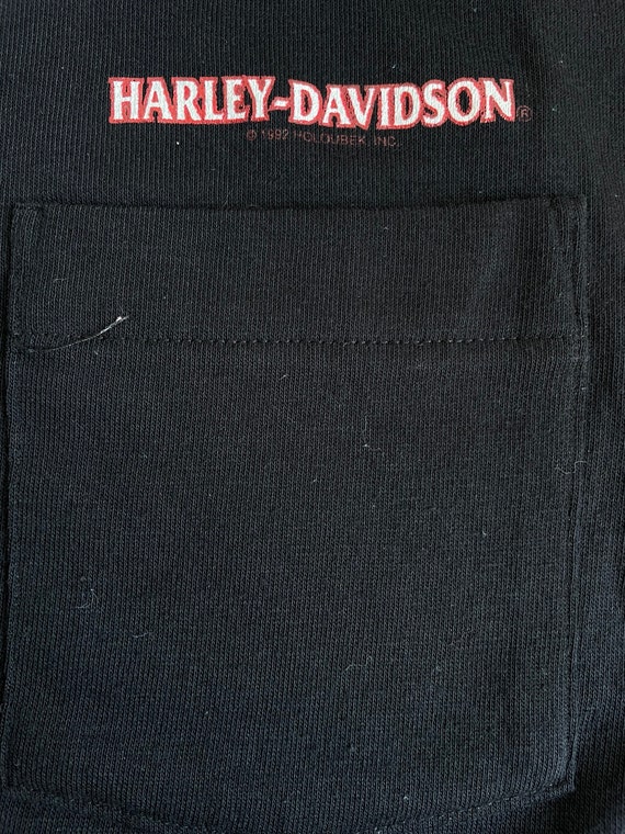 HARLEY DAVIDSON Shirt 1992 Collared Polo Vintage … - image 6